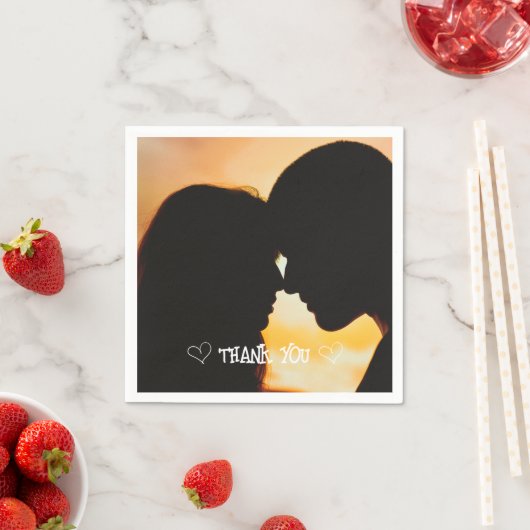 Aangepaste foto typografie servet (Insitu)