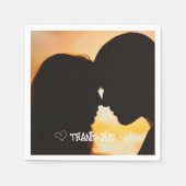 Aangepaste foto typografie servet (Voorkant)