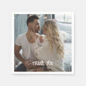 Aangepaste foto typografie servet (Voorkant)