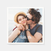 Aangepaste foto typografie servet (Voorkant)