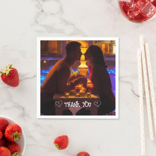 Aangepaste foto typografie servet (Insitu)