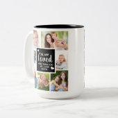 Aangepaste foto U bent geliefd Tweekleurige Koffiemok (Voorkant links)