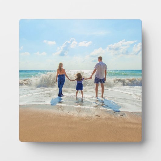 Aangepaste foto - uniek eigen ontwerp gepersonalis fotoplaat (Voorkant)