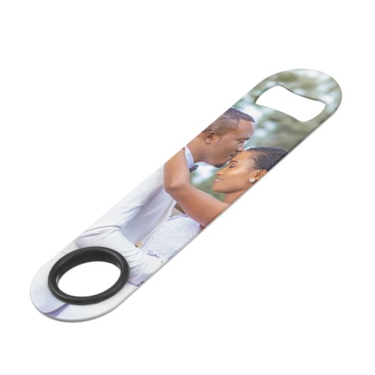 Aangepaste foto uniek speed flessenopener (Voorkant Gekanteld)