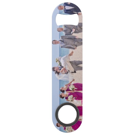 Aangepaste foto uniek speed flessenopener (Achterkant)