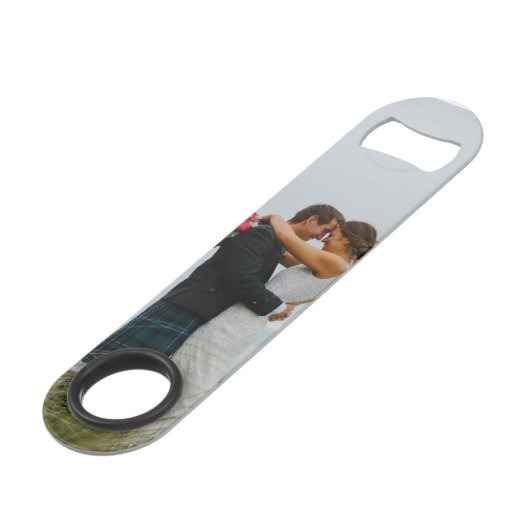 Aangepaste foto uniek speed flessenopener (Achterkant Gekanteld)