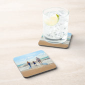 Aangepaste foto - uniek uw eigen ontwerp, op maat  bier onderzetter (Rechterzijde)