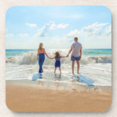 Aangepaste foto - uniek uw eigen ontwerp, op maat  bier onderzetter (Voorkant)