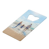 Aangepaste foto Uniek uw eigen ontwerp op maat Creditkaart Flessenopener (Achterkant Gekanteld)