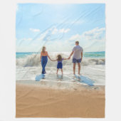 Aangepaste foto - uniek uw eigen ontwerp, op maat  fleece deken (Voorkant)