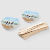 Aangepaste foto - uniek uw eigen ontwerp, op maat  handwaaier (Niet-gemonteerd)