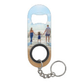 Aangepaste foto - uniek uw eigen ontwerp, op maat  mini flessenopener (Achterkant)