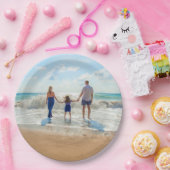 Aangepaste foto - uniek uw eigen ontwerp, op maat  papieren bordje (Feest)