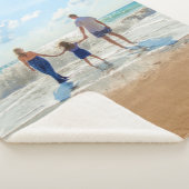 Aangepaste foto - uniek uw eigen ontwerp, op maat  sherpa deken (3/4)