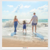 Aangepaste foto - uniek uw eigen ontwerp, op maat  sticker (Vel)