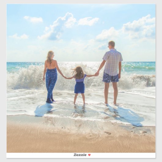 Aangepaste foto - uniek uw eigen ontwerp, op maat sticker (Vel)