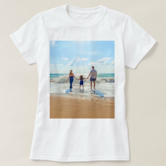 Aangepaste foto - uniek uw eigen ontwerp, op maat  t-shirt (Design voorkant)