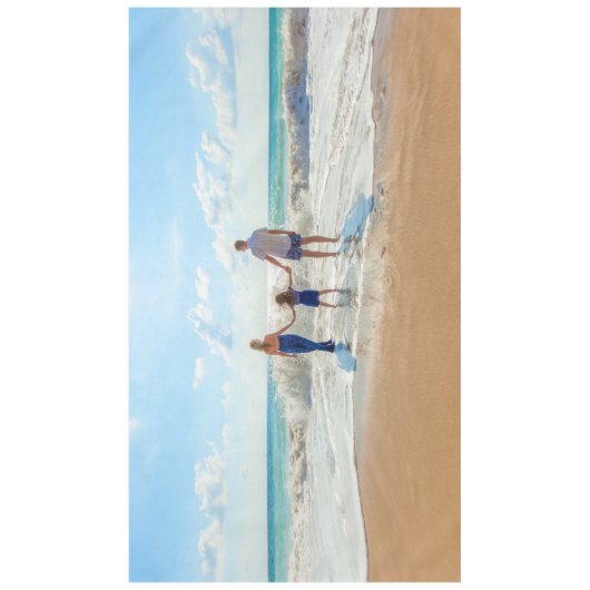 Aangepaste foto - uniek uw eigen ontwerp tafelkleed (Voorkant)