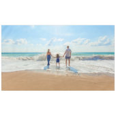 Aangepaste foto - uniek uw eigen ontwerp tafelkleed (Voorkant (Horizontaal))