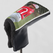Aangepaste foto unieke novelty golfputter golfheadcover (3/4 voorkant)