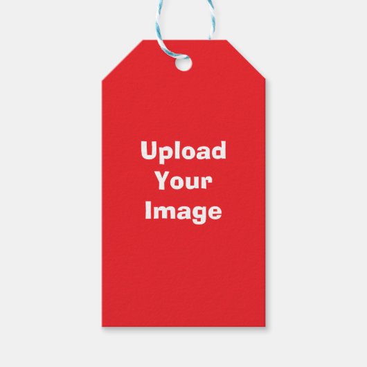 Aangepaste foto-upload– cadeaulabel (Voorkant)
