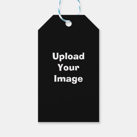 Aangepaste foto-upload– cadeaulabel (Voorkant)