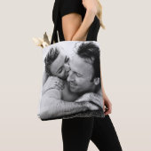 Aangepaste foto Upload Design Uw eigen dubbelzijdi Tote Bag (Dichtbij)