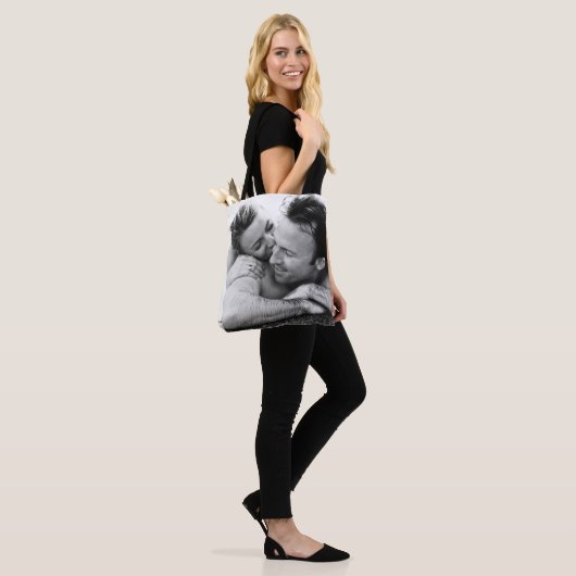 Aangepaste foto Upload Design Uw eigen dubbelzijdi Tote Bag (Op model)