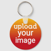 Aangepaste foto uploaden sleutelhanger (Voorkant)