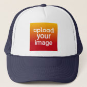 Aangepaste foto uploaden trucker pet (Voorkant)