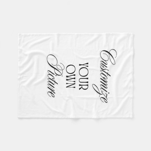 Aangepaste foto Uw Afbeeldingen deken (Voorkant (Horizontaal))