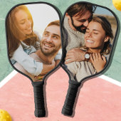 Aangepaste foto Uw eigen 2 Afbeeldingen Dubbelzijd Pickleball Paddle