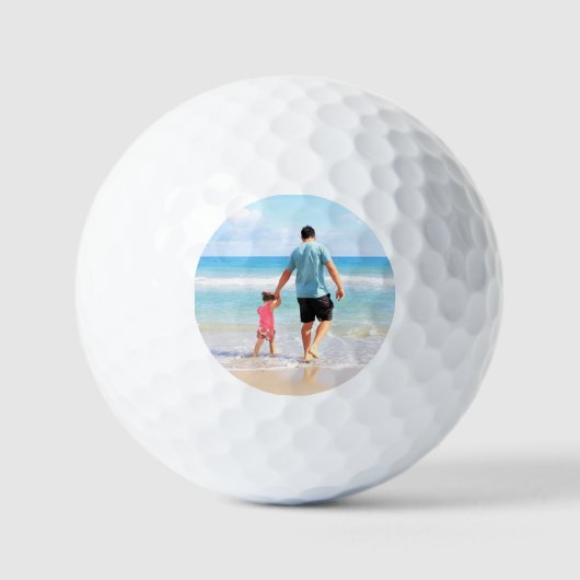 Aangepaste foto - Uw eigen ontwerp - Beste DAD Golfballen (Voorkant)