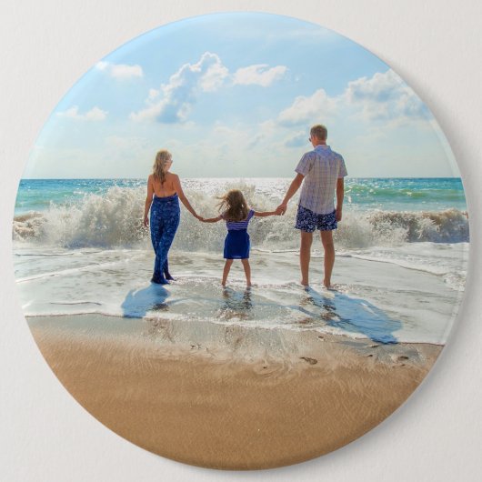 Aangepaste foto - Uw eigen ontwerp - Beste familie Ronde Button 6,0 Cm (Voorkant)