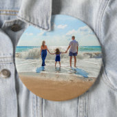 Aangepaste foto - Uw eigen ontwerp - Beste familie Ronde Button 6,0 Cm (In situ)