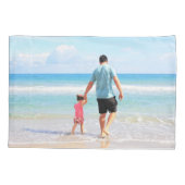 Aangepaste foto - Uw eigen ontwerp - Beste vader Kussensloop (Achterkant)