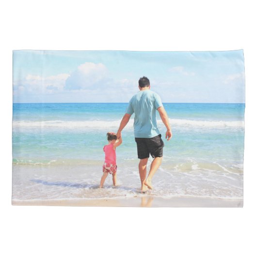 Aangepaste foto - Uw eigen ontwerp - Beste vader Kussensloop (Achterkant)