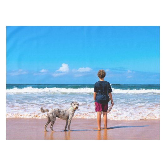 Aangepaste foto - Uw eigen ontwerp - Ik hou van mi Tafelkleed (Voorkant (Horizontaal))