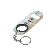 Aangepaste foto - uw eigen ontwerp - zomer - famil mini flessenopener (Achterkant Gekanteld)