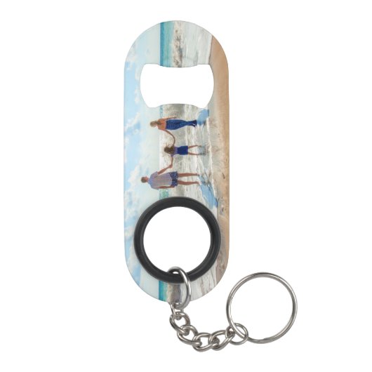 Aangepaste foto - uw eigen ontwerp - zomer - famil mini flessenopener (Achterkant)