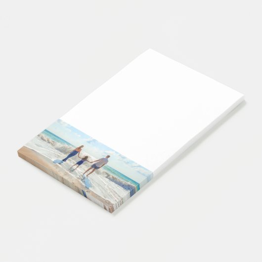 Aangepaste foto - uw eigen ontwerp - zomervakantie post-it® notes (Schuin)