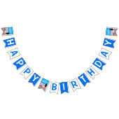 Aangepaste foto Uw ontwerp - Fijne verjaardag - Mi Vlaggetjes (Alle)