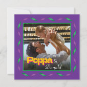 Aangepaste Foto Vader Dochter Zoon Familie Keepsak (Voorkant)