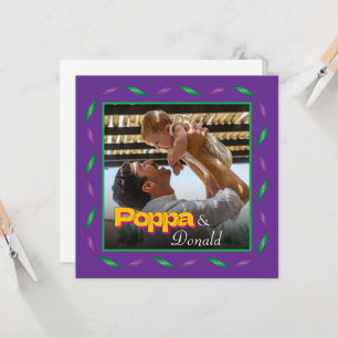 Aangepaste Foto Vader Dochter Zoon Familie Keepsak