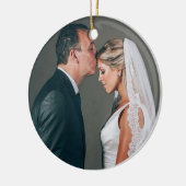 Aangepaste foto Vader van de bruid Keramisch Ornament (Links)