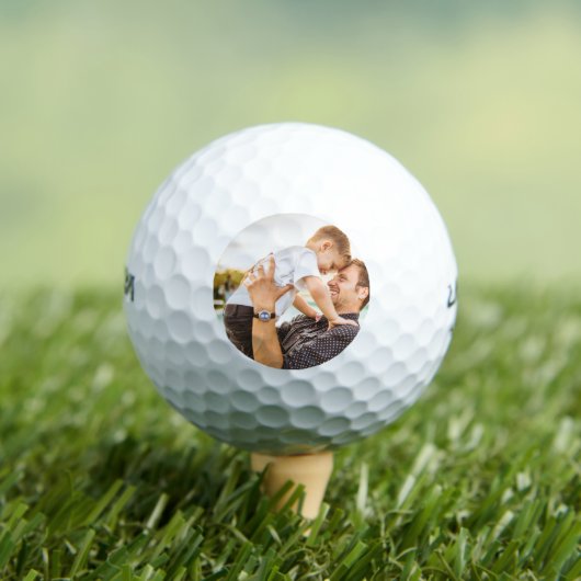 Aangepaste foto-Vaderdag Cadeau Golfballen (Insitu Shirt)