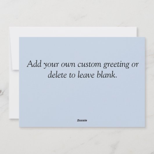 Aangepaste foto-Vaderdag Feestdagenkaart (Achterkant)