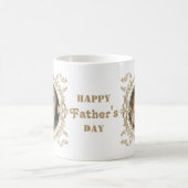 Aangepaste Foto Vaderdag Mok Elegant Lijst Gift (Center)