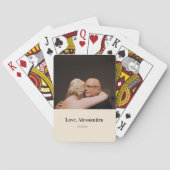 Aangepaste foto vaderdag pokerkaarten (Achterkant)