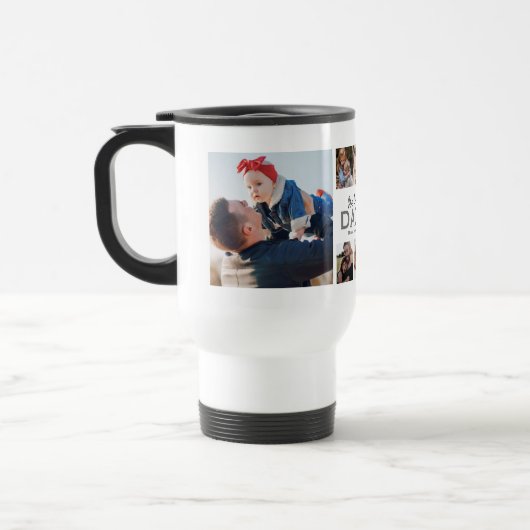 Aangepaste foto-Vaderdag Reisbeker (Links)